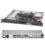 SUPERMICRO mini1U server 1x LGA1151, iC236, 4x DDR4 ECC, 2x 3.5" Fix SATA, 350W, IPMI