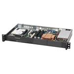 Supermicro SC502-200B mini1U 9,6"x9,6" 35Wcpu, 1HDD, 200W(80+), černé