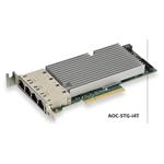 SUPERMICRO Standard LP 4-port 10GbaseT, Intel XL710 and X557