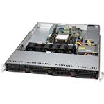 SuperServer 510P-WT 1U S-P+(270W) 2×10GbE-T, 4LFF, 8DDR4, 2PCI-E16g4, E16g4LP, M.2, IPMI, (80+PLAT)