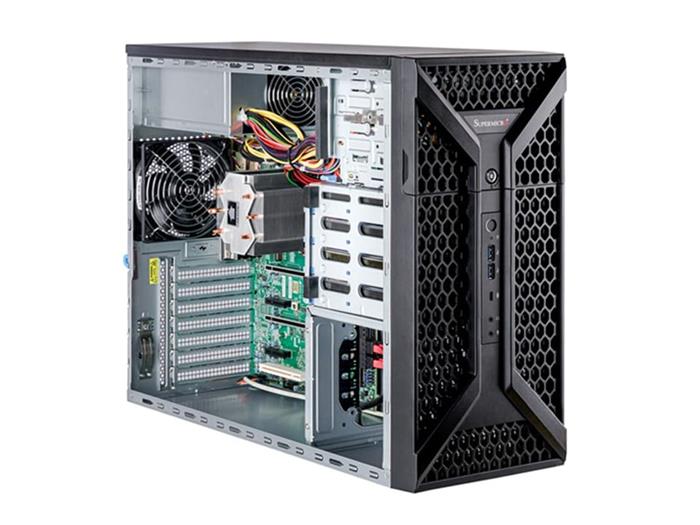 SuperWorkstation 531A-IL tower LGA1700, 2.5GbE,1GbE, 4sATA, 2PCI-E16/8g5,2-E4,4DDR5, 668W(80+PLAT)