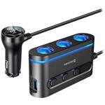 Swissten autoadaptér s výstupem 3x CL, 2x USB-C PD a 1x USB 3.0, 108W - 216W