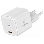 Swissten Síťový Adaptér GaN 1x USB-C 65W PD Bilý