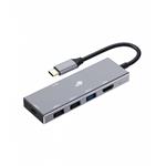 TB adaptér USB-C 7v1 USB 3.0, 2xUSB 2.0, HDMI, PD, SD/TF