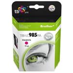 TB náhrada za Brother LC 985 MA, purpurová, 19ml