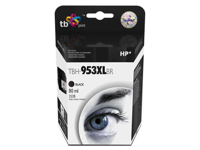 TB náhrada za HP 953 XL, černá, 80ml, refill