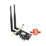 Tenda E33 - Wireless AX5400 PCI Express Adapter, WiFi 6E, 802.11ax/ac/a/b/g/n, 5378Mbps, Bluetooth 5.2, WPA3