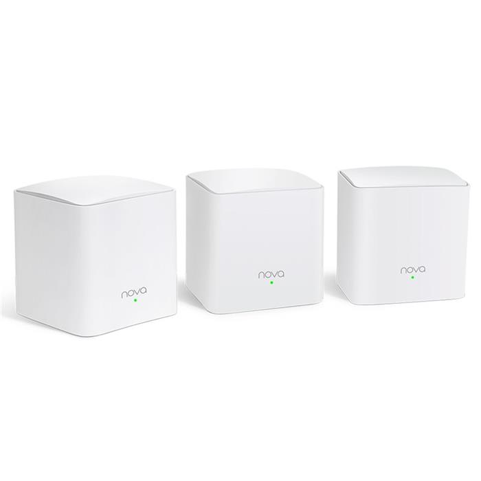 Tenda MW5s (3-pack) - Wireless AC MESH systém 802.11ac/a/b/g/n, 2x GLAN/GWAN, 4x LAN