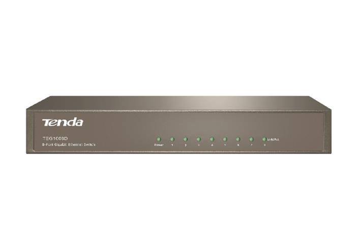 Tenda TEG1008D 8x Gigabit Desktop Ethernet Switch 10/100/1000 Mb/s