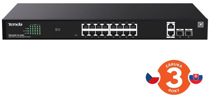 Tenda TEG2220P-16-250W