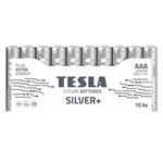 Tesla AAA SILVER+ alkalická, 10 ks fólie, ND