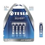 Tesla AAA SILVER+ alkalická, 4 ks 