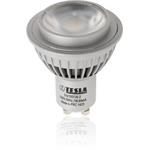 Tesla - LED žárovka GU10, 7W, 230V, 450lm, 36°, 3000K teplá bílá