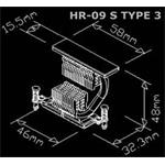 Thermalright HR-09S TYPE 3, pasivní chladič mosfetů základní desky