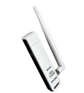 TP-LINK TL-WN722N, Wi-Fi síťová karta, 4dbi externí anténa, 150Mbps, USB