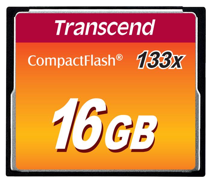 Transcend 16GB CompactFlash karta, 133x