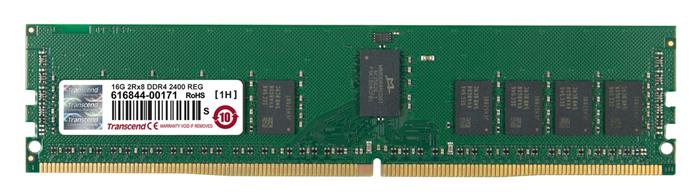 Transcend 16GB DDR4 2400MHz CL17, Rx8, R-DIMM