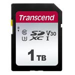 Transcend 1TB SDXC 300S (Class 10) UHS-I U3 V30 paměťová karta, 100 MB/s R, 85 MB/s W