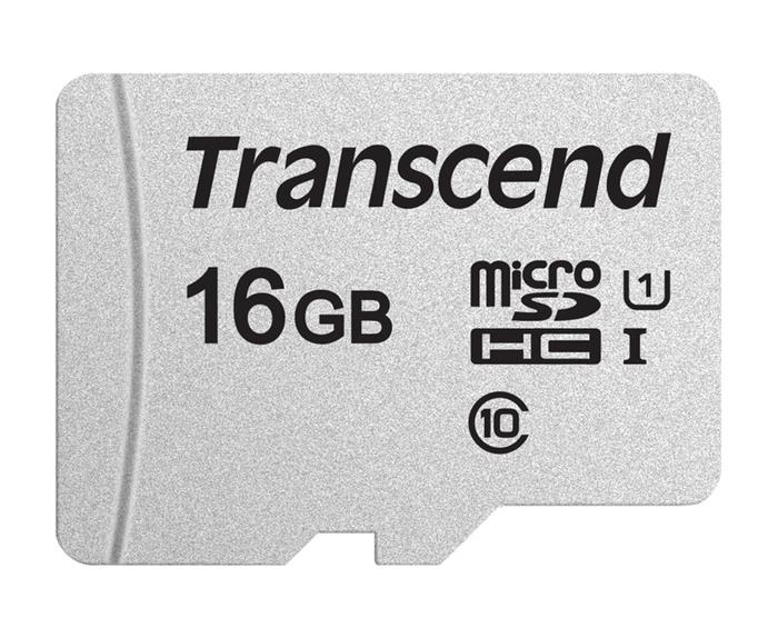 Transcend 300S 16GB microSDHC karta, UHS-I U1, 95R/45W