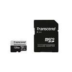 Transcend 340S 128GB microSDXC karta, UHS-I U3 A2 + adaptér