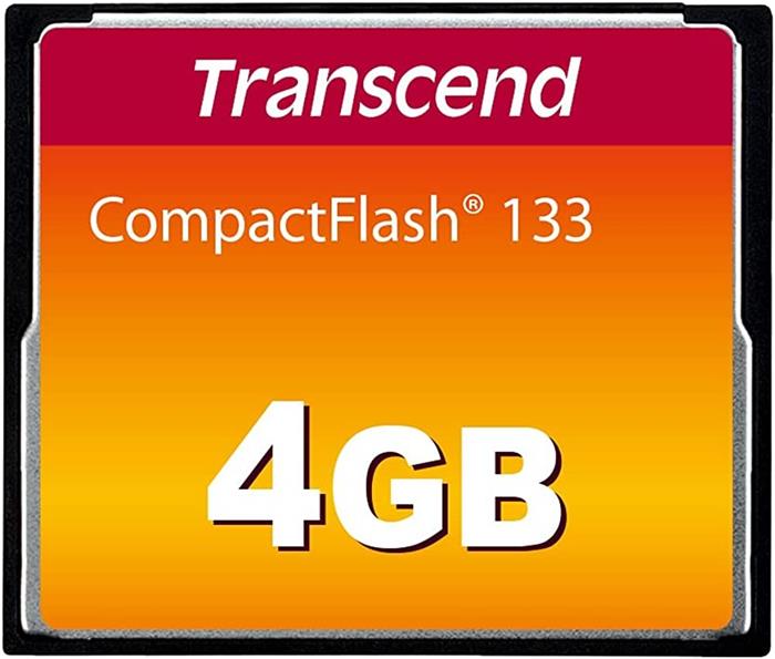 Transcend 4GB CompactFlash karta, 133x