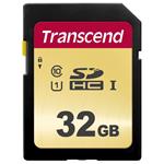 Transcend 500S 32GB SDHC karta, UHS-I U1, MLC, 95R/60W