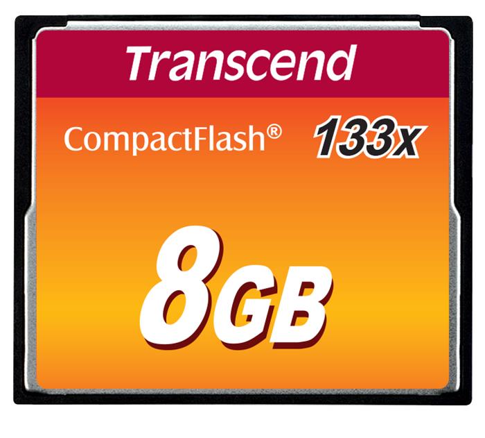 Transcend 8GB CompactFlash karta, 133x