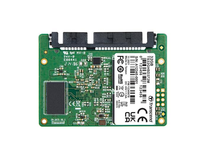 Transcend HSD372M 32GB Half-Slim SSD disk SATA III 6Gb/s, MLC, 530MB/s R, 200MB/s W