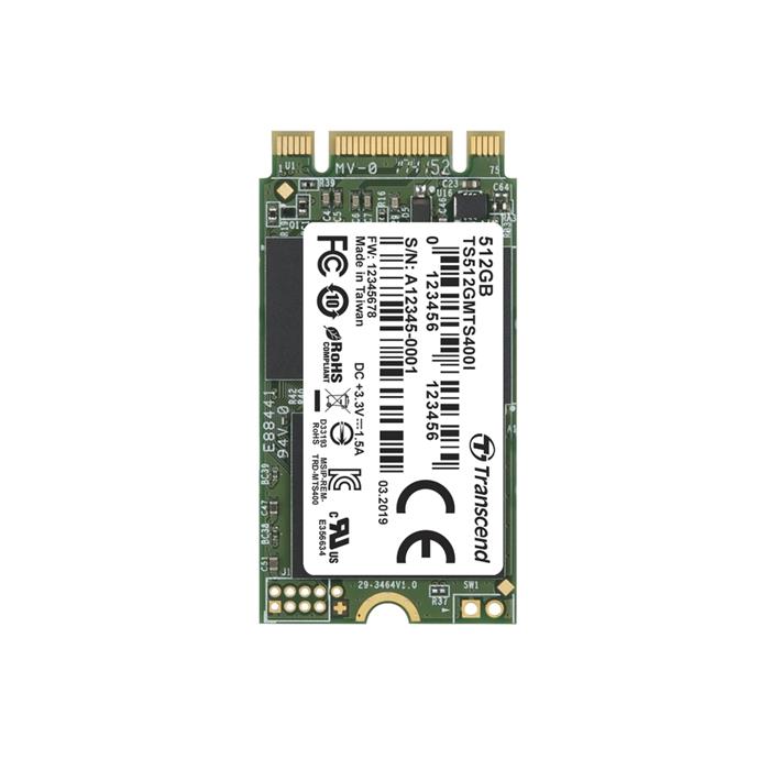 Transcend MTS400I 512GB SSD M.2 2242 (SATA), MLC, 530R/470W