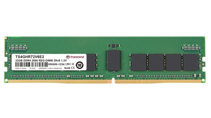 Transcend paměť 32GB DDR4 2666 ECC-DIMM 2Rx8 CL19 1.2V