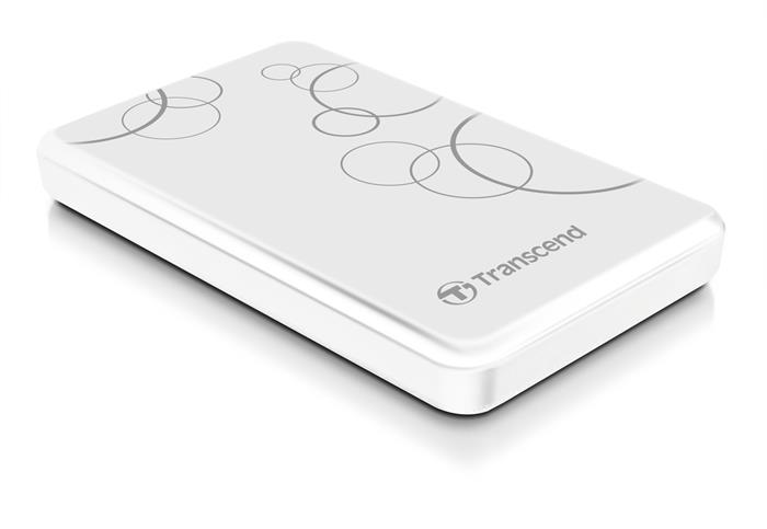 Transcend StoreJet 25A3 - 2TB, externí 2.5" HDD, USB 3.0, bílý se vzorem