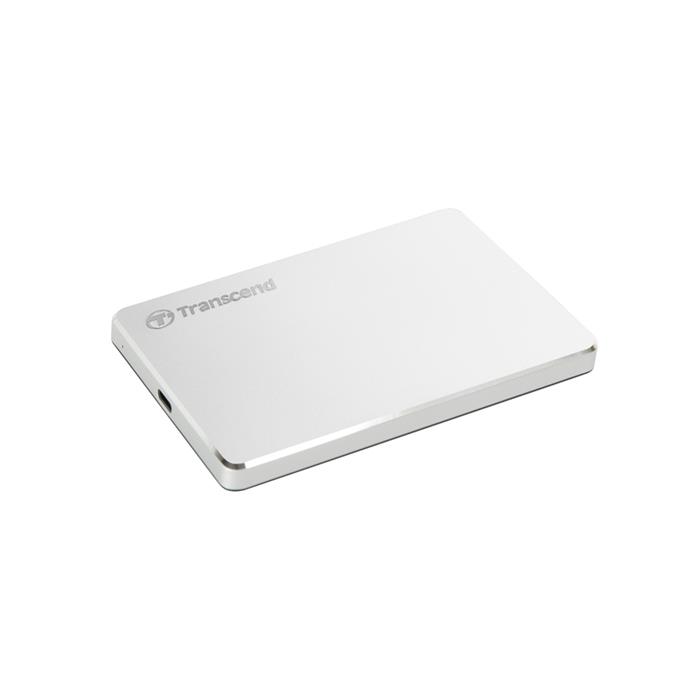 Transcend StoreJet 25C3S - 2TB, 2.5" externí HDD, USB-C (3.0), stříbrný