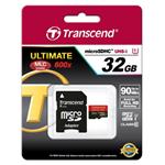 Transcend Ultimate 32GB microSDHC karta, UHS-I, 600x