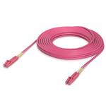 Ubiquiti UACC-OFC-M2-LULU-15M - optický patch cord LCupc/LCupc, Duplex, Multi-mode 50/125, 15m