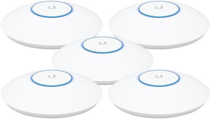 Ubiquiti UAP-AC-SHD - UniFi Wave2 AC AP, Security and BLE, 5-Pack