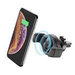Univerzální držák do ventilace auta s funkcí bezdrátového nabíjení Cellularline Handy Roll, černý