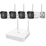 UNV IP WiFi KIT, 1x NVR NVR301-04LS2-W + 4x IP kamera IPC2122LR3-F40W-E