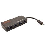 USB SuperSpeed 5Gbps (USB 3.0) Hub, USB C(M) - 4x USB3.0 A(F), se zdrojem