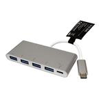 USB SuperSpeed 5Gbps (USB 3.0) Hub, USB C(M) - 4x USB3.0 A(F), USB C PD