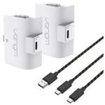 VENOM VS2874 Xbox Series S/X & One White High Capacity Twin Battery Pack + 3 meter cable