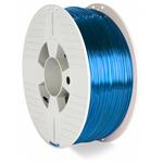 VERBATIM 3D tisková struna PET-G / Filament / průměr 2,85mm / 1kg / modrá průhledná (blue transparent)