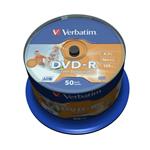 Verbatim AZO DVD-R Wide Printable, 4.7GB, no ID, 16x, 50ks, spindle