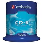 Verbatim CD-R ExtraProtection, 700MB, 52x, 100ks, spindle