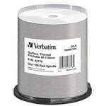 Verbatim CD-R Thermal Printable, 700MB, no ID, 52x,100ks, spindle