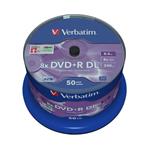 Verbatim DVD+R DL Matt Silver, 8.5GB, 8x, 50ks spindle