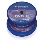Verbatim DVD+R Matt Silver, 4.7GB, 16x, 50ks, spindle