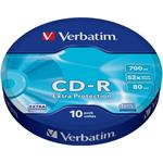 Verbatim Extra protection CD-R 700MB, 52x, 10 kusů, wrap
