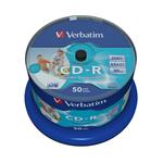 Verbatim Extra Protection CD-R Wide Printable, 700MB, no ID, 52x, 50ks, spindle