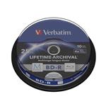 Verbatim M-DISC BD-R, 25GB, printable, 4x, 10ks, spindle