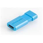 Verbatim Store 'n' Go PinStripe 32GB, flash disk, USB 2.0, karibská modř